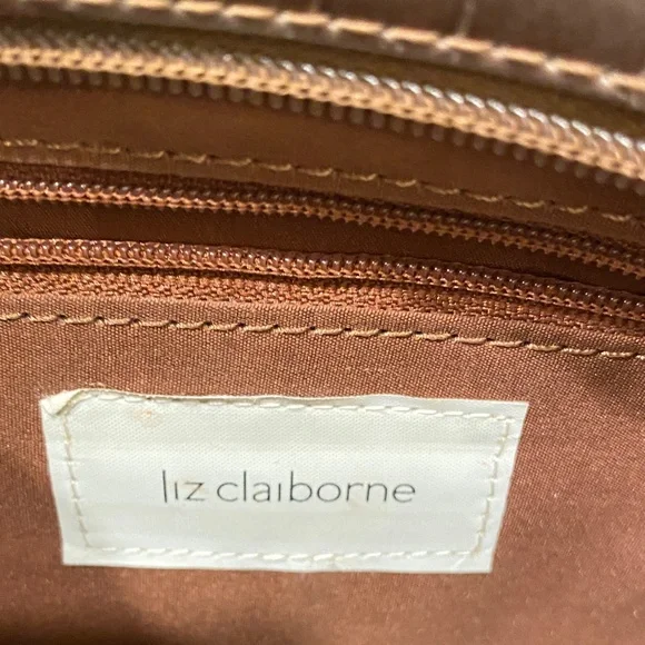 Y2K Liz Claiborne Rose Gold Shoulder Bag - Picture 2 of 13